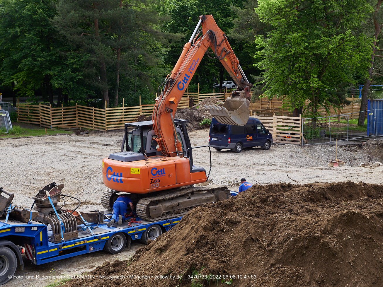 08.06.2022 - Baustelle zur Mütterberatung und Haus für Kinder